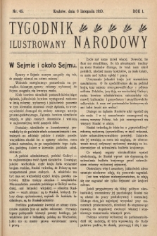 Tygodnik Narodowy Ilustrowany. 1910, nr 45