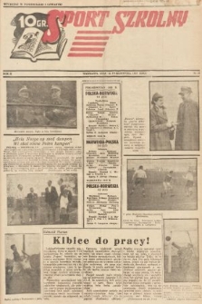 Sport Szkolny. 1938, nr 14