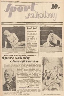 Sport Szkolny. 1938, nr 17