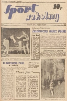 Sport Szkolny. 1938, nr 23