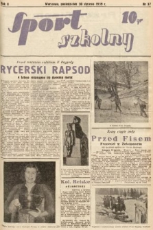Sport Szkolny. 1939, nr 37