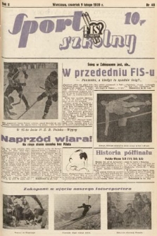 Sport Szkolny. 1939, nr 40