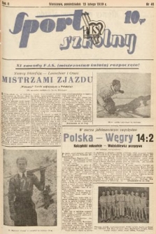 Sport Szkolny. 1939, nr 41