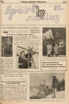 Sport Szkolny. 1939, nr 45