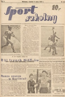 Sport Szkolny. 1939, nr 48