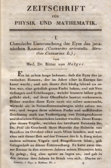 Zeitschrift für Physik und Mathematik. Bd. 6, 1829, [Heft 2]