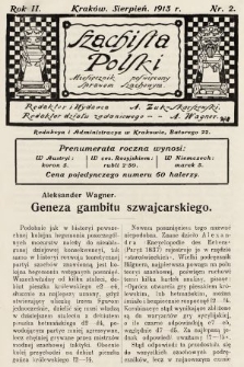Szachista Polski : miesięcznik poświęcony sprawom szachowym. 1913, nr 2