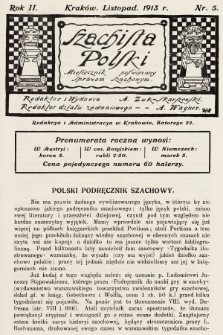 Szachista Polski : miesięcznik poświęcony sprawom szachowym. 1913, nr 5