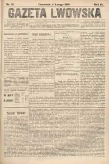 Gazeta Lwowska. 1891, nr 27
