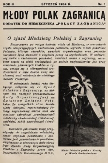 Młody Polak Zagranicą : dodatek do miesiecznika „Polacy Zagranicą”. 1934, nr 1