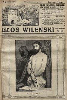 Głos Wileński : pismo tygodniowe ilustrowane dla miast, miasteczek i wsi. 1929, nr 13