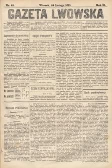 Gazeta Lwowska. 1891, nr 43