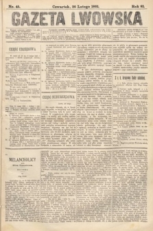 Gazeta Lwowska. 1891, nr 45