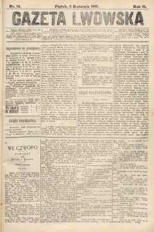 Gazeta Lwowska. 1891, nr 74