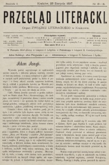 Przegląd Literacki : organ Związku Literackiego w Krakowie. 1897, nr 15 i 16