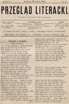 Przegląd Literacki. 1898, nr 6