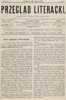 Przegląd Literacki. 1898, nr 10