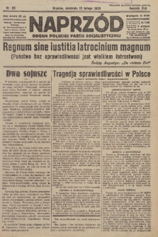 Naprzód : organ Polskiej Partji Socjalistycznej. 1933, nr 35