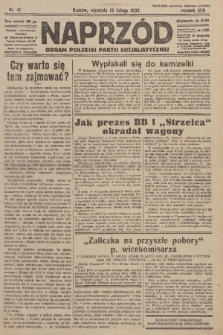 Naprzód : organ Polskiej Partji Socjalistycznej. 1933, nr 41