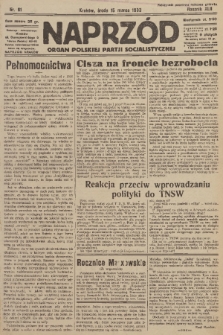 Naprzód : organ Polskiej Partji Socjalistycznej. 1933, nr 61