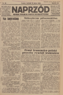 Naprzód : organ Polskiej Partji Socjalistycznej. 1933, nr 65