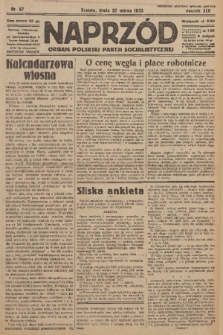 Naprzód : organ Polskiej Partji Socjalistycznej. 1933, nr 67