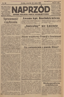 Naprzód : organ Polskiej Partji Socjalistycznej. 1933, nr 68