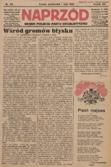 Naprzód : organ Polskiej Partji Socjalistycznej. 1933, nr 100