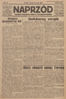 Naprzód : organ Polskiej Partji Socjalistycznej. 1933, nr 111