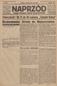 Naprzód : organ Polskiej Partji Socjalistycznej. 1933, nr 121 (po konfiskacie nakład drugi)