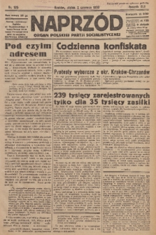 Naprzód : organ Polskiej Partji Socjalistycznej. 1933, nr 125