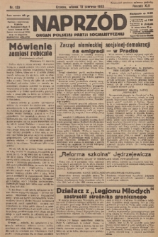 Naprzód : organ Polskiej Partji Socjalistycznej. 1933, nr 133