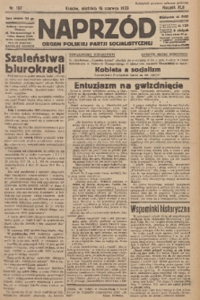 Naprzód : organ Polskiej Partji Socjalistycznej. 1933, nr 137