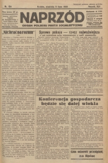 Naprzód : organ Polskiej Partji Socjalistycznej. 1933, nr 154