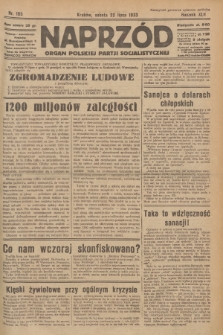 Naprzód : organ Polskiej Partji Socjalistycznej. 1933, nr 165