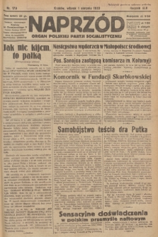 Naprzód : organ Polskiej Partji Socjalistycznej. 1933, nr 173