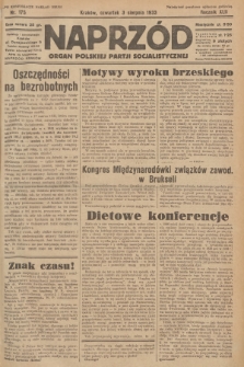 Naprzód : organ Polskiej Partji Socjalistycznej. 1933, nr 175 (po konfiskacie nakład drugi)