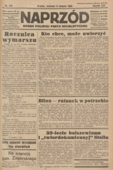 Naprzód : organ Polskiej Partji Socjalistycznej. 1933, nr 178 [po konfiskacie nakład drugi]