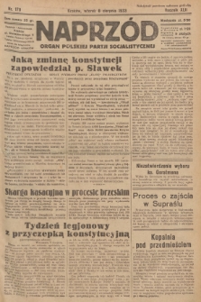 Naprzód : organ Polskiej Partji Socjalistycznej. 1933, nr 179