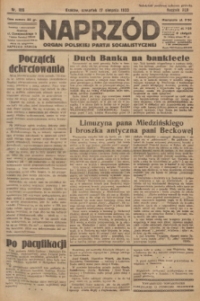Naprzód : organ Polskiej Partji Socjalistycznej. 1933, nr 186