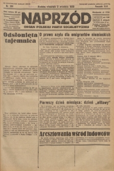 Naprzód : organ Polskiej Partji Socjalistycznej. 1933, nr 201 (po konfiskacie nakład drugi)