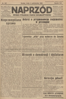 Naprzód : organ Polskiej Partji Socjalistycznej. 1933, nr 227