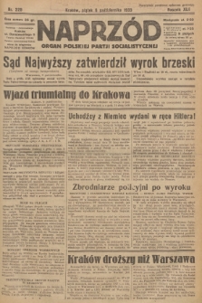 Naprzód : organ Polskiej Partji Socjalistycznej. 1933, nr 229