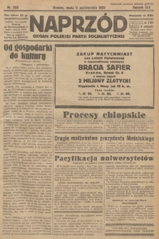 Naprzód : organ Polskiej Partji Socjalistycznej. 1933, nr 233