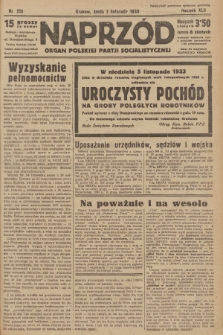 Naprzód : organ Polskiej Partji Socjalistycznej. 1933, nr 251