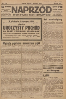 Naprzód : organ Polskiej Partji Socjalistycznej. 1933, nr 253