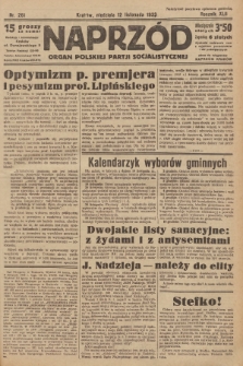 Naprzód : organ Polskiej Partji Socjalistycznej. 1933, nr 261