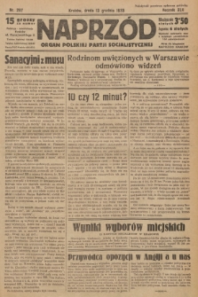 Naprzód : organ Polskiej Partji Socjalistycznej. 1933, nr 287