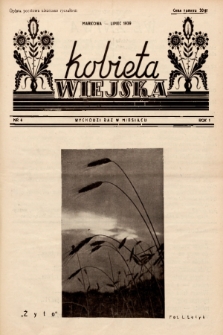 Kobieta Wiejska. 1939, nr 4