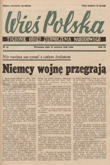 Wieś Polska : tygodnik Obozu Zjednoczenia Narodowego. 1939, nr 24